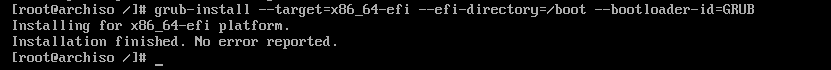 grub-install成功